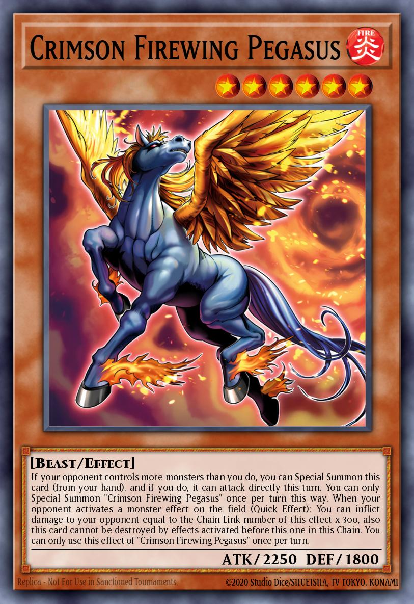 Crimson Firewing Pegasus